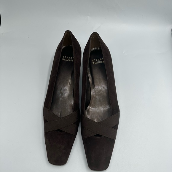 Stuart Weitman Brown Suede Women Shoe Size 8M - Picture 8 of 12